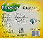 Té negro Pickwick Classic English Tea Blend - Caja de 100 bolsitas