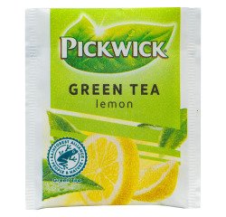 Té verde limón Pickwick - Caja de 100 bolsitas