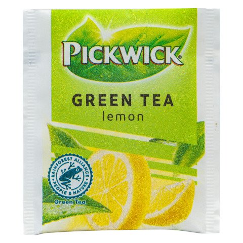 Té verde limón Pickwick - Caja de 100 bolsitas
