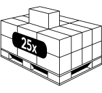 Papier A3 blanc 80 g Clairefontaine Clairalfa - palette jetable de 125 ramettes avec 500 feuilles