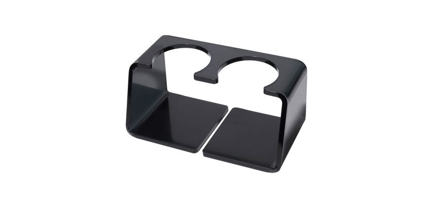 Supporto in plexiglass per 2 flaconi da 480 ml della linea Nefél
