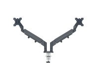 Bras double pour écrans - faible encombrement - gris foncé - Leitz Ergo