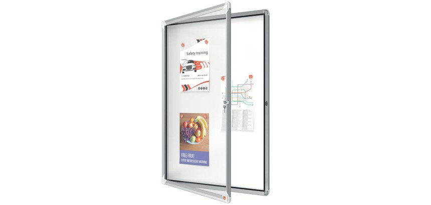 Vitrine d'affichage extérieure Nobo Premium Plus - 9 feuilles
