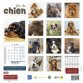 Calendrier souple illustré Vie de Chien 30 x 30 cm