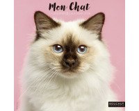 Soepele kalender geïllustreerd Kat 30 x 30 cm