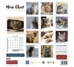 Calendrier souple illustré Chat 30 x 30 cm