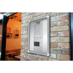 Vitrine d'affichage intérieure Nobo Premium Plus - 4 feuilles