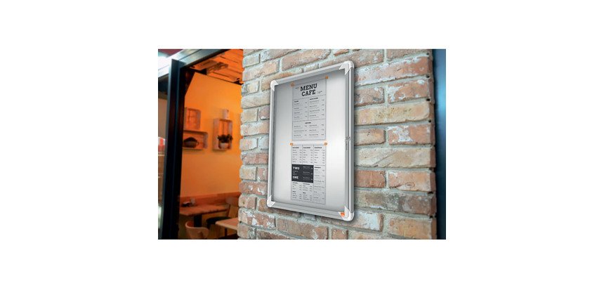Vitrine d'affichage intérieure Nobo Premium Plus - 4 feuilles