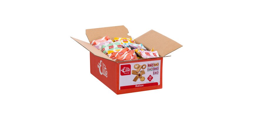Biscuits Relax assotiment Elite - Carton de 120