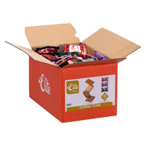 Biscuits Coffee Time assortiment Elite - Carton de 120 pièces