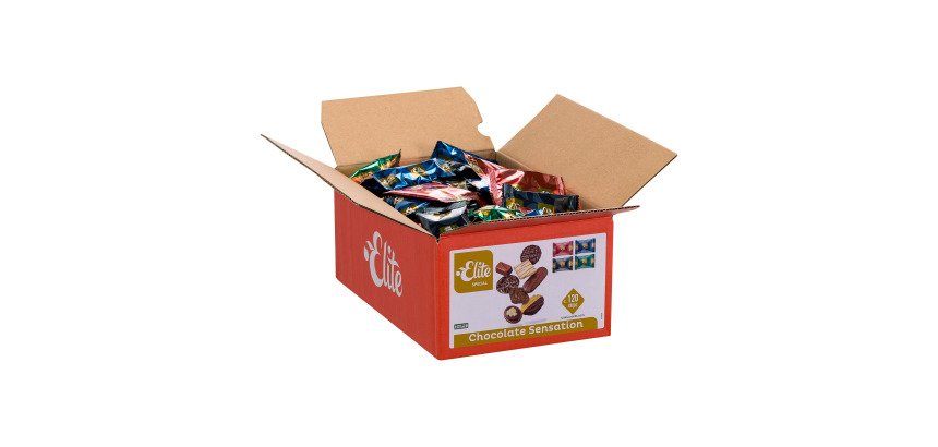 Biscuits Chocolate Sensations assortiment Elite - Carton de 120 pièces