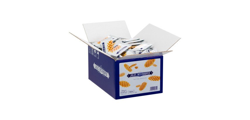 Gaufrette au beurre Jules Destrooper - Carton de 120