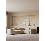 Canapé d’angle Blok 4 places beige 320 x 230 cm