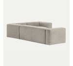 Canapé d’angle Blok 4 places beige 320 x 230 cm