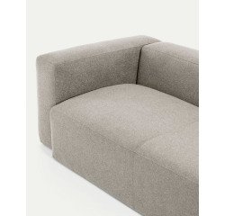 Canapé d’angle Blok 6 places beige 320 x 320 cm