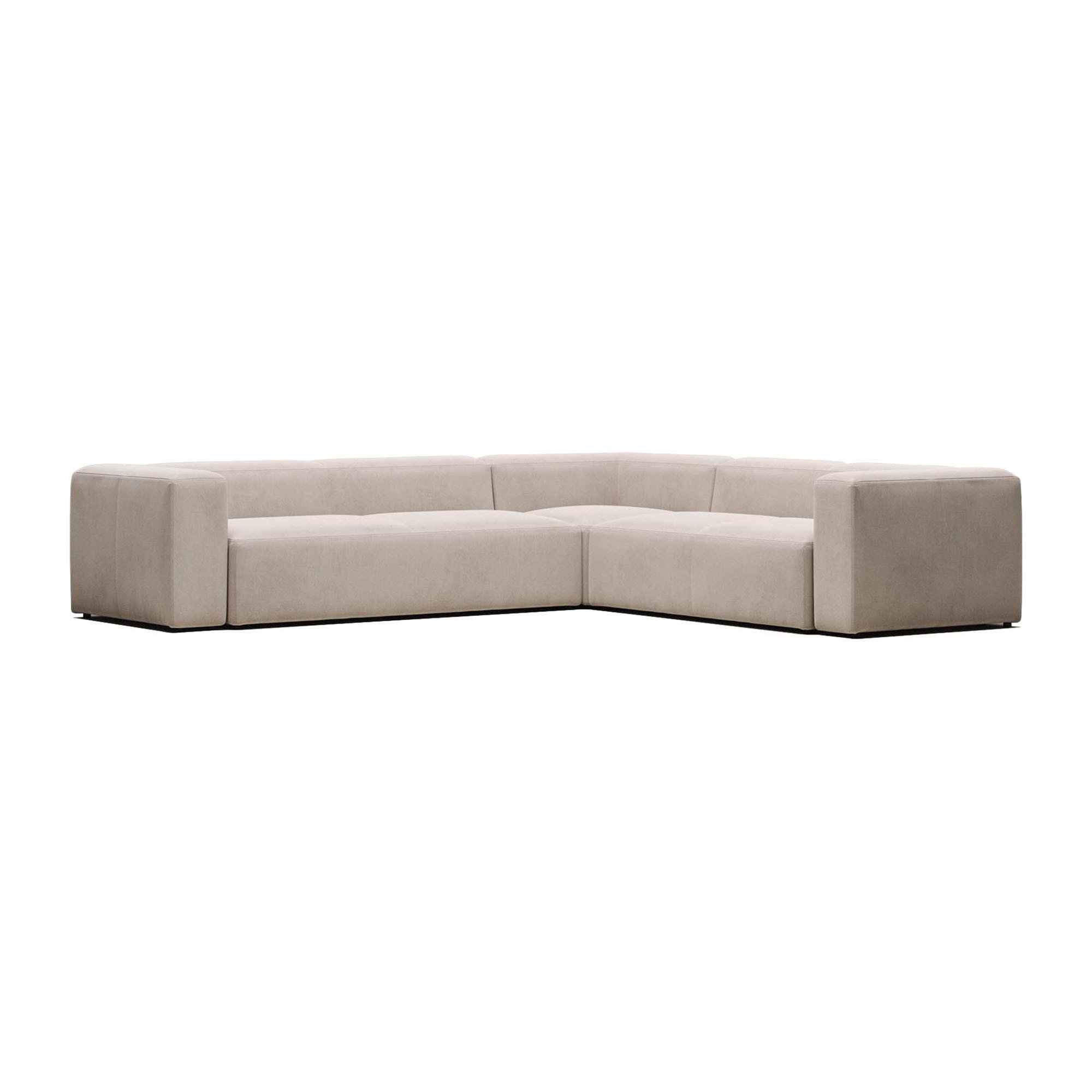 Canapé d’angle Blok 5 places beige 320 x 290 cm