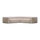 Canapé d’angle Blok 4 places beige 290 x 290 cm