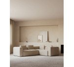 Canapé d’angle Blok 3 places beige 290 x 230 cm