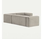 Canapé d’angle Blok 4 places beige 290 x 290 cm