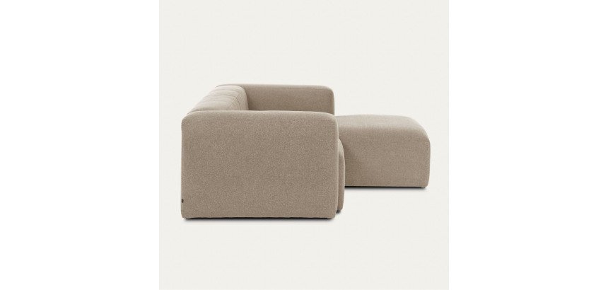 ```html
Sofa Blok 3-seater beige with right-hand chaise longue 300 cm
```