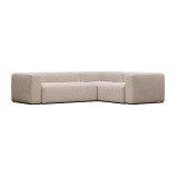 Canapé d’angle Blok 4 places beige 320 x 230 cm
