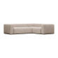 Canapé d’angle Blok 4 places beige 320 x 230 cm