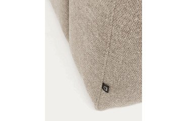 Bank Blok 3 zitplaatsen beige met chaise longue rechts 300 cm