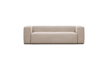 Bank Blok 3-zits beige 240 cm