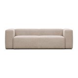 Canapé Blok 3 places beige 240 cm