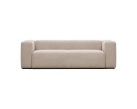 ```html
Sofa Blok 3-seater beige 240 cm
```