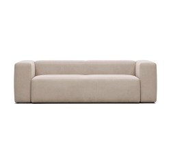 Canapé Blok 3 places beige 240 cm