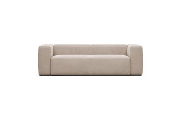 Canapé Blok 3 places beige 240 cm