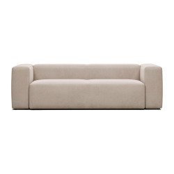 Canapé Blok 3 places beige 240 cm