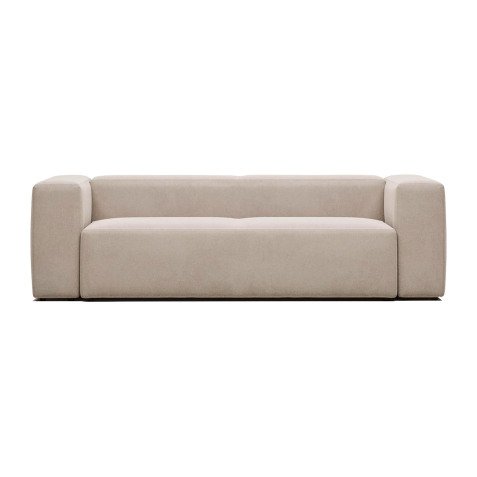 Canapé Blok 3 places beige 240 cm