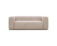 Canapé Blok 2 places beige 210 cm