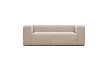 Canapé Blok 2 places beige 210 cm