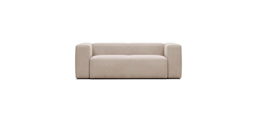Canapé Blok 2 places beige 210 cm