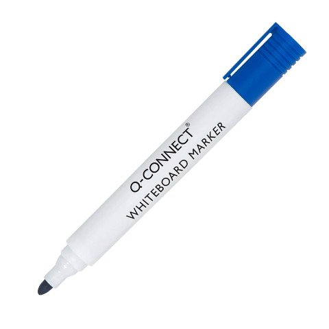 Rotulador q-connect pizarra blanca color azul punta redonda 3 mm