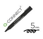 Rotulador q-connect marcador permanente punta biselada 5 mm