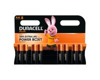 Duracell Plus - Pack of 8 Alkaline AA/LR06 batteries - 1.5