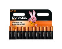 Duracell Plus - Pack of 12 Alkaline AA/LR06 Batteries - 1.5V