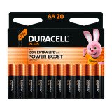 DURACELL Plus - Pak van 20 Alkaline AA/LR06-batterijen - 1,5V
