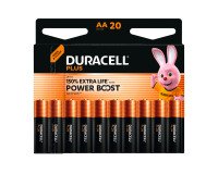 Duracell Plus - Pack mit 20 Alkaline-Batterien AA/LR06 - 1,5 V