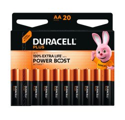 Duracell Plus - Pack mit 20 Alkaline-Batterien AA/LR06 - 1,5 V
