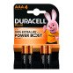 DURACELL Plus - Pack of 4 Alkaline AAA/LR03 Batteries - 1.5 V