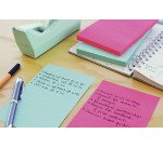 Post-it Bangkok Super Sticky Large  Notes 101 x 152 mm Assorted Colours Rectangular Ruled 3 Pads of 90 Sheets
