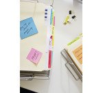 Post-it Sticky Notes 51 x 38 mm Energetic Assorted Colours 12 Pads of 100 Sheets