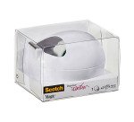 Scotch Tape Dispenser with Invisible tape Stone White White