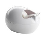 Scotch Tape Dispenser with Invisible tape Stone White White