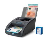 Pack Safescan 155-S : Détecteur de faux billets + batterie + empileur de billets